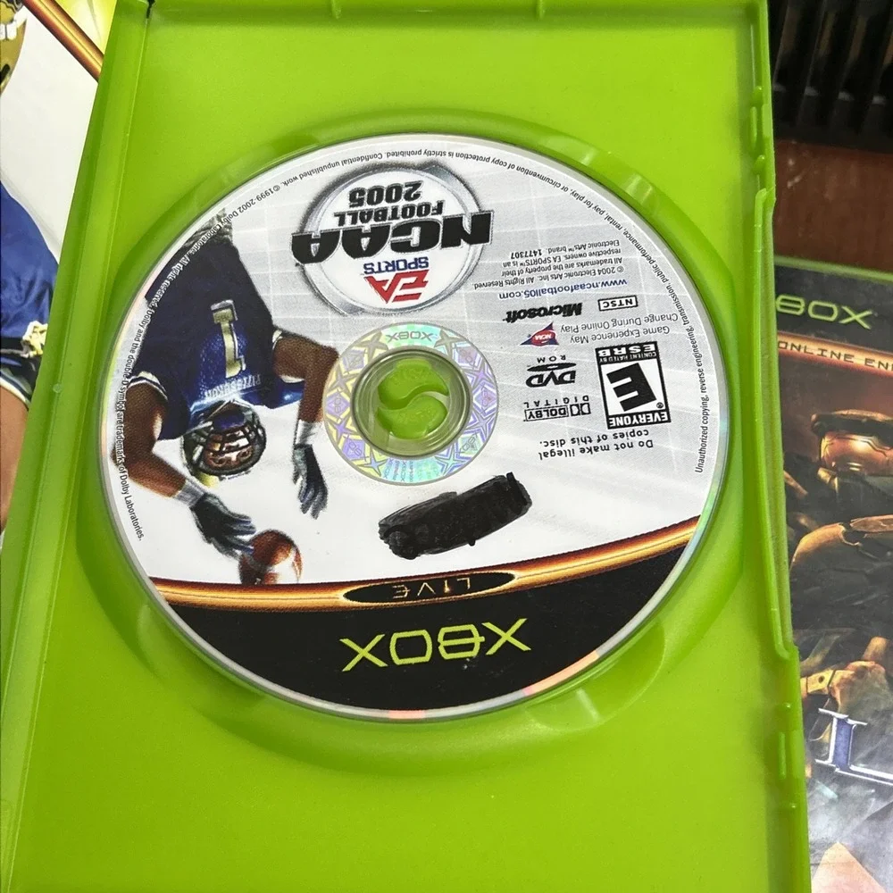 Microsoft Original Xbox Console Bundle Halo 2 NCAA 2005 GTA Vice City Tested